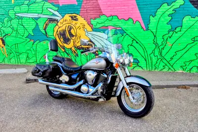 Beautiful garage kept vulcan 900 classic new rear tire, new drive belt, overdrive pulley form barron...