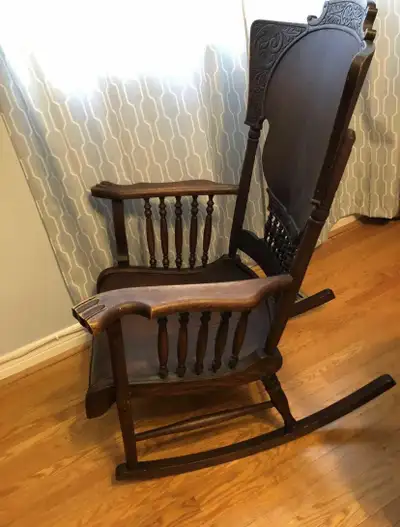 SUPERB VINTAGE ROCKING CHAIR, View more
