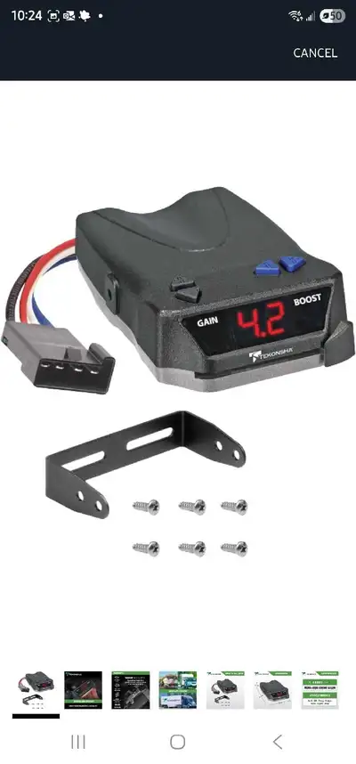 Brand New PROPORTIONAL ELECTRIC BRAKE CONTROLLER. Part # 8508220 Provides automatic braking based on...