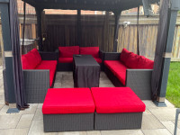 10 Seat Outdoor Couch Set