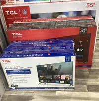 TCL Tv's 32" 43" 40" 55" | 4K UHD Smart TV |
