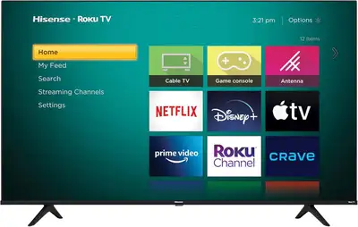 Hisense 55 Inch 55R62G LED 4K Smart ROKU TV with  Remote, View more