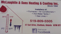 McLaughlin & Sons Heating & Cooling Inc