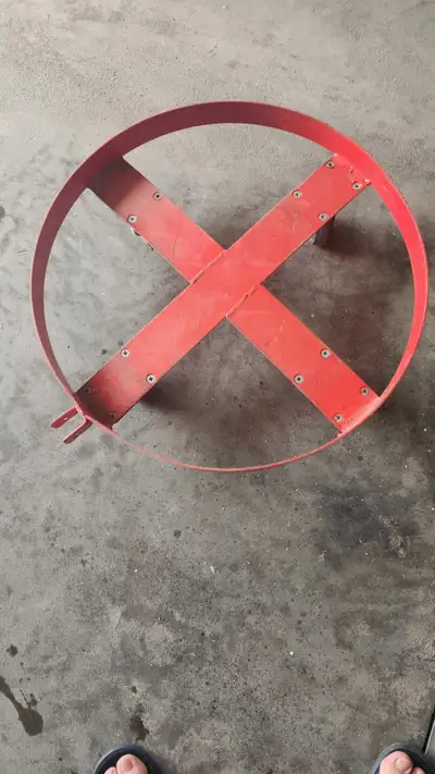 1 bbl cart to easily move drum around garage or as needed