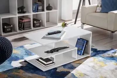 Modern White Coffee Table, View more