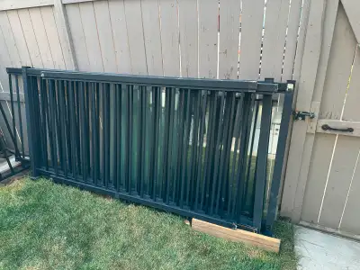 Black Aluminum Deck Railing (Around 36 Feet Total), View more