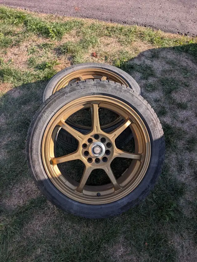 enkei rims - 17 inch - 245/45r17 in Tires & Rims in City of Toronto - Image 2