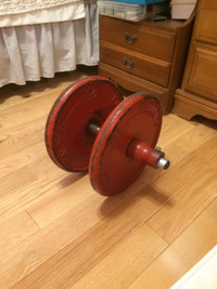 50 LBS. Real Macoy Weights and bar for $50