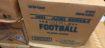 Score 1991 NFL Football Series 2 Trading Card Case, View more
