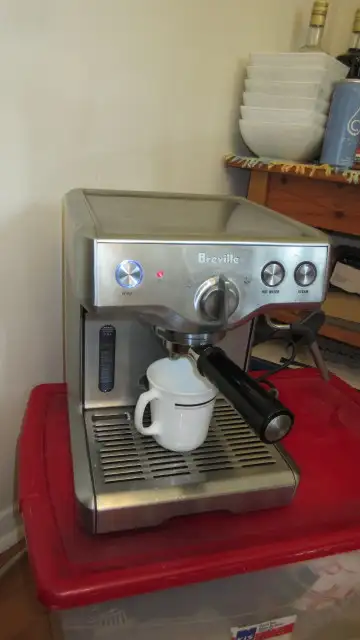 Breville Duo-temp diecast stainless espresso machine, View more