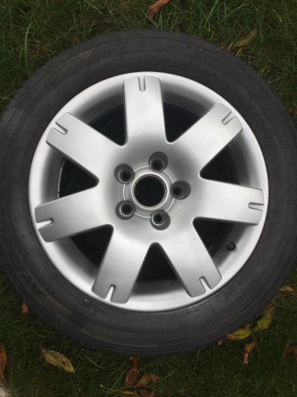 205 55 16 tires, VW Factory 16 inch alloy rims in Tires & Rims in Saint John