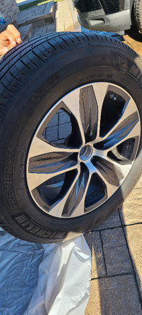 Set of Michelin 235/65R18 All Season Tires + OEM Toyota Rims
