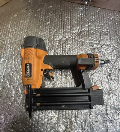 Ridgid 18 gauge air nailer, View more