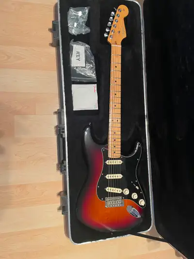 2015 American Standard Stratocaster w/case, View more