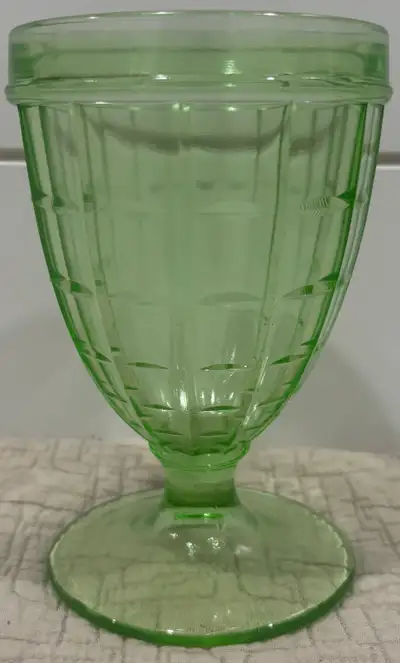 Depression Glass Goblet, View more