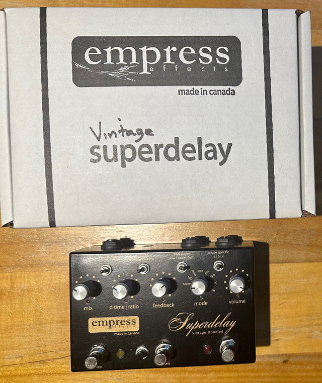 Empress Superdelay Vintage Modified  dans Amplificateurs et pédales  à Saguenay