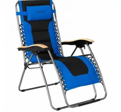 Oversize Folding Adjustable Padded Zero Gravity Lounge Chair, View more
