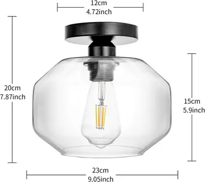 Semi Flush Mount Ceiling Light - Modern Ceiling Light Fixtures w, View more