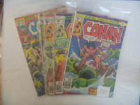 Pile of 5 Conan The Barbarian Comics