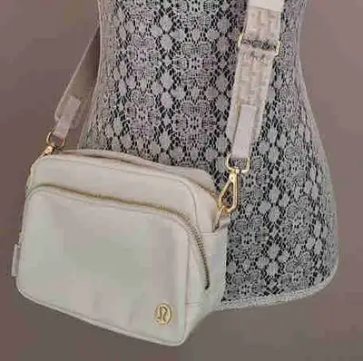 NWOT Lululemon Everywhere Crossbody Bag * Monogram Metallic, View more