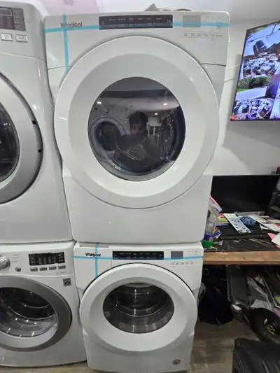 CAN DELIVER Whirlpool 27" White Frontload Washer Dryer , View more