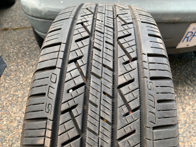 1 X single 225/55/19 Continental Cross contact LX25 w 80% tread in Tires & Rims in Delta/Surrey/Langley - Image 3