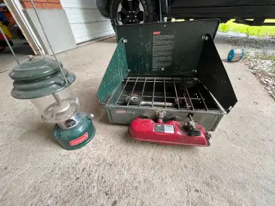 Coleman Lantern & Coleman Stove, View more