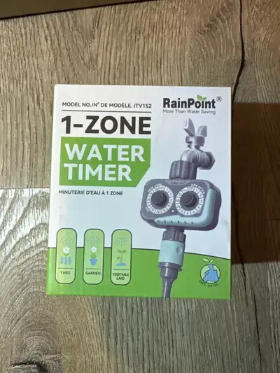 RainPoint 1-Zone Water Timer - brand new, View more