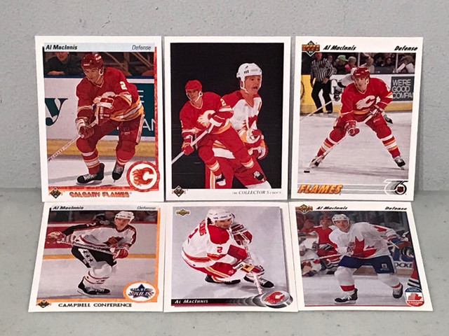 90s Calgary Flames Hockey Cards Makarov Rookie Theo Vernon  in Arts & Collectibles in Ottawa