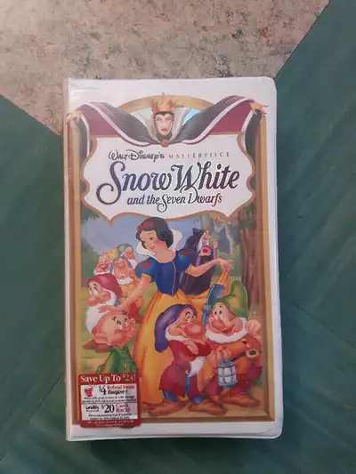 Disney Snow White and the Seven Dwarfs VHS, View more