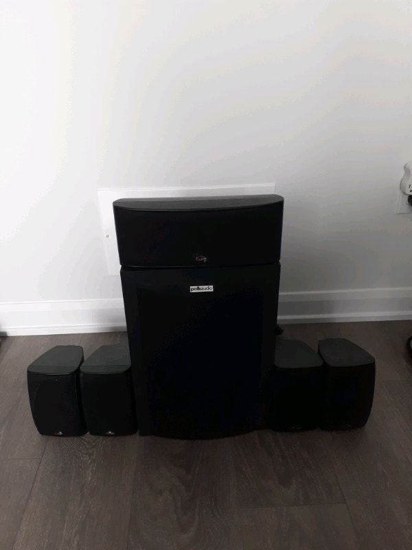 Polk Audio RM6750 5.1 Home Theatre Speaker System 6 Speakers