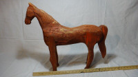 Antique Folk Art Wooden Horse