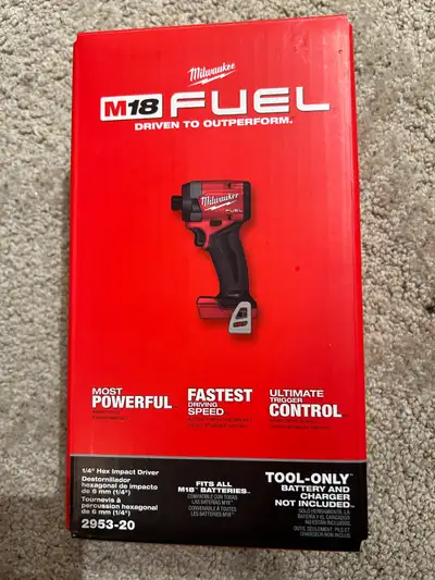 Brand new Milwaukee new gen M18 fuel brushless impact 2953-20, View more
