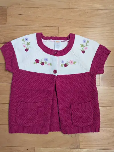 NEW Embroidered Berry Cardigan - Gymboree - size 5, View more