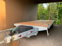 24'' Deckover galvanized trailer.