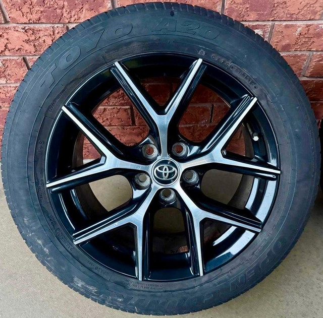 TOYOTA RAV4 O.E.M RIMS AND ALL SEASON TIRES 235/55/R18 in Tires & Rims in City of Toronto - Image 4