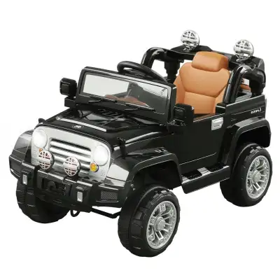 Brand new in box 12V Kids Electric Toy Car Jeep Power Wheels with Remote Control Black Features: • O...