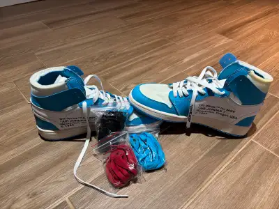 You are looking at a new Nike Jordan 1 retro high unc no box SIZE 11 firm on the price as you won’t...