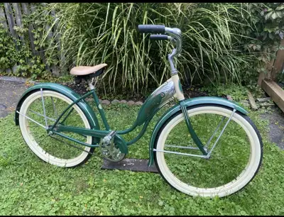 Vintage B.F. Goodrich Bicycle Schwinn 1945 Lady's Bike, View more