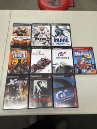 PlayStation 2 Games Lot of 10