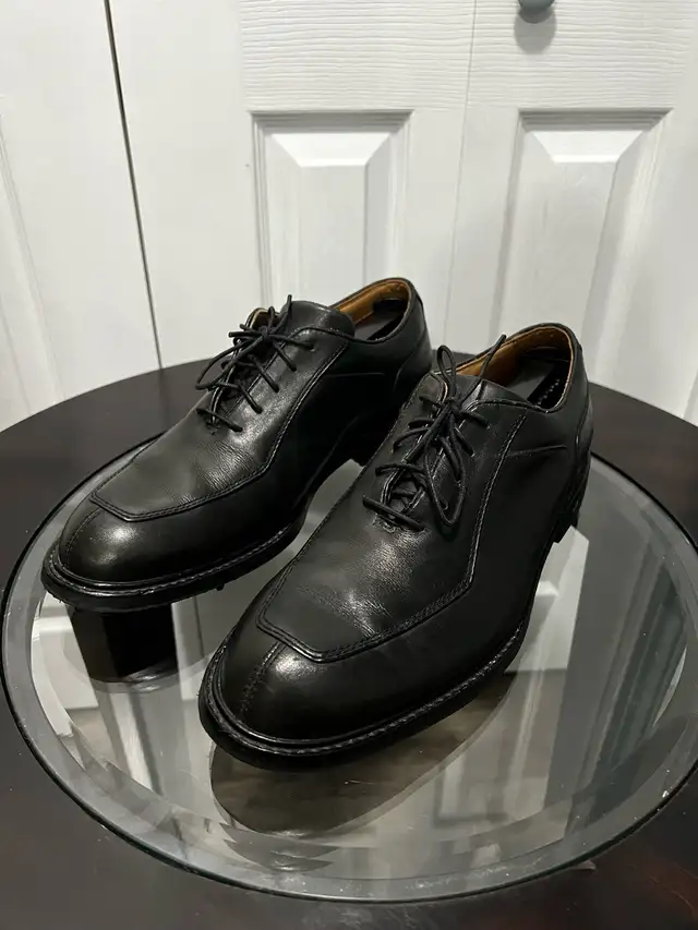 Callaway Tour Men's Sz 9 Lace Up Black Leather Golf Shoes in Men's Shoes in Cape Breton - Image 8