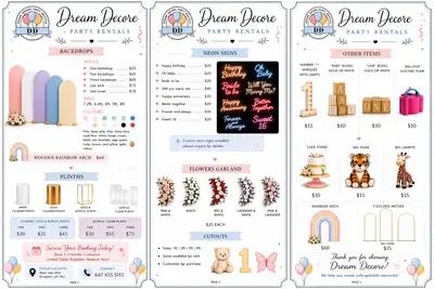 Party Rentals, View more