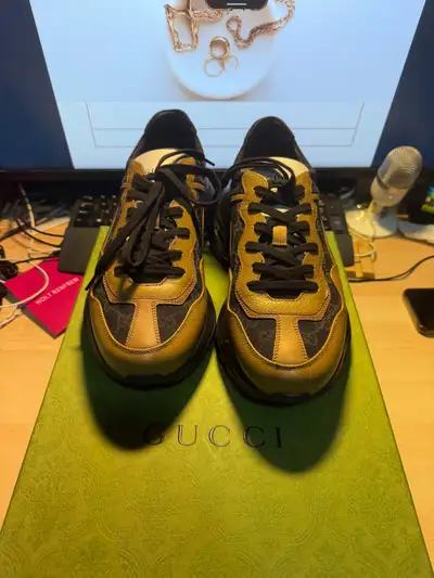 Bought as a Gift but was never used. Looking to sell an Authentic Brand new Gucci Rhyton Maxi GG Sne...