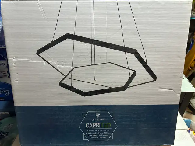 Canarm Capri LED Chandelier in Indoor Lighting & Fans in Markham / York Region - Image 3