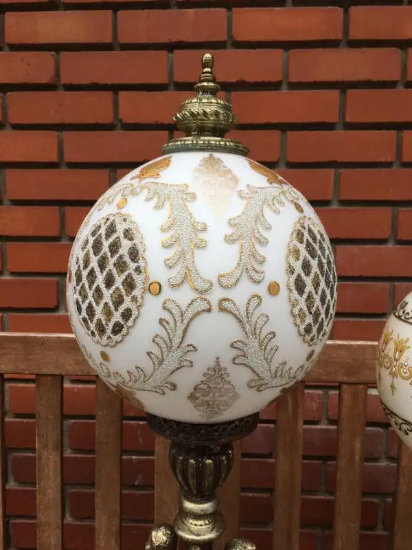 Set 3 Lampes Vintage Antique Baroque Table Lamps in Indoor Lighting & Fans in City of Montréal - Image 5