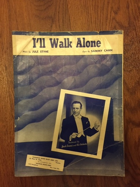 I'll Walk Alone Julie Styne 1945 vintage sheet music in Other in City of Toronto