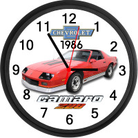 1986 Chevrolet Camaro Z28 Custom Wall Clock - New