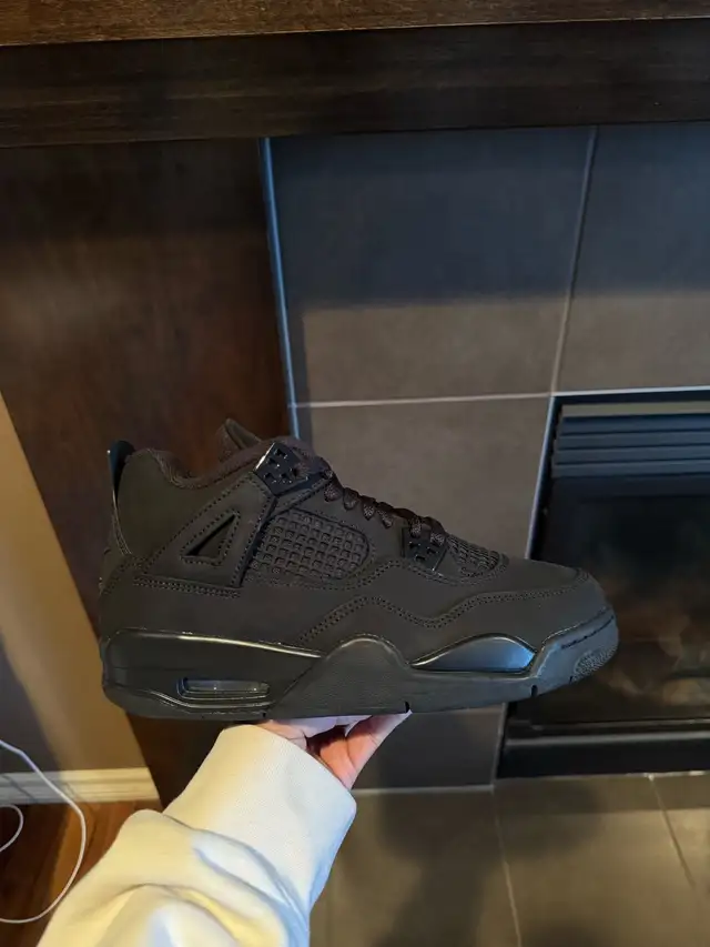 Jordan 4 Black Cat (2025) in Men's Shoes in Calgary - Image 4