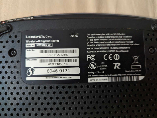Linksys by Cisco wireless N gigabit router. Asking 10 in Networking in Edmonton - Image 2