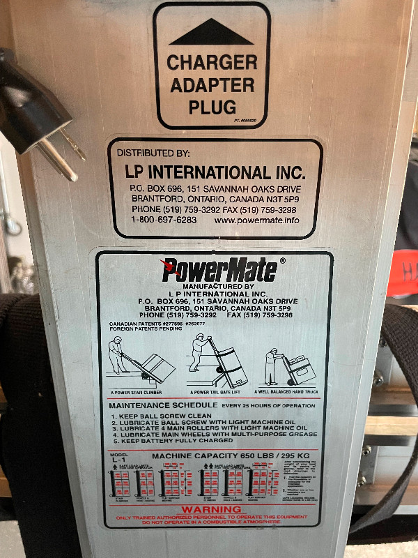 PowerMate L1 Electric Stair Climbing Hand Truck Hand Tools